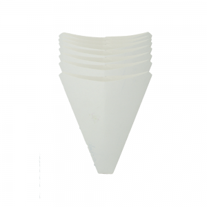 Cono para crepa Tradicional Blanco (500 Piezas)