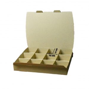 Caja para dona con 12 divisiones (10 pzas)