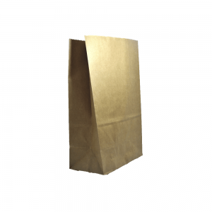 Bolsa de papel kraft para comida (48x28x18) 100pzas