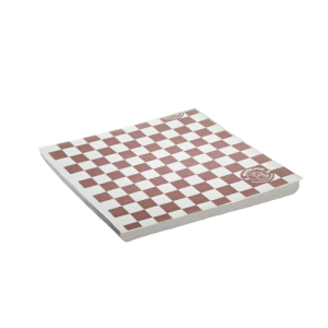 Papel Cuadros 30x30 Café Encerado (100 Pliegos)