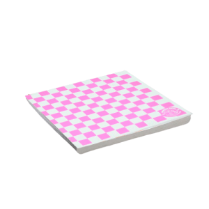 Papel Cuadros 30x30 Rosa Encerado (100 Pliegos)