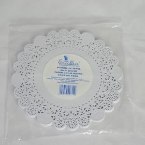 Blonda de papel #8 Decorado / 100 pzas