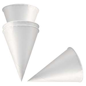 Cono de Papel P/agua Chico Paquete de 250 pzas.