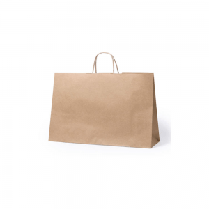 Bolsa de papel boutique c/asa chica (20.5x5x18) 100pzas