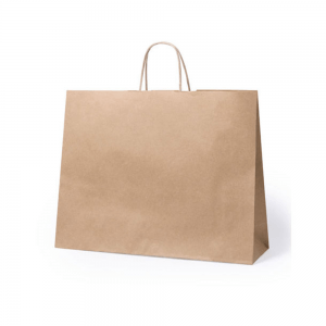 Bolsa de papel boutique c/asa grande (39x14.5x26.5) 100pzas