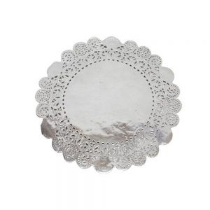 Blonda de papel #8 Plata / 100 pzas