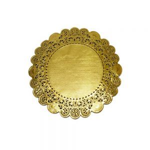 Blonda de papel #8 Oro / 100 pzas