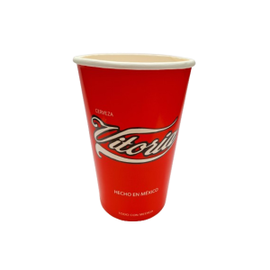Vaso cervecero cartón 44 oz Victoria (25 piezas)